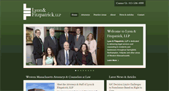 Desktop Screenshot of lyonfitzpatrick.com